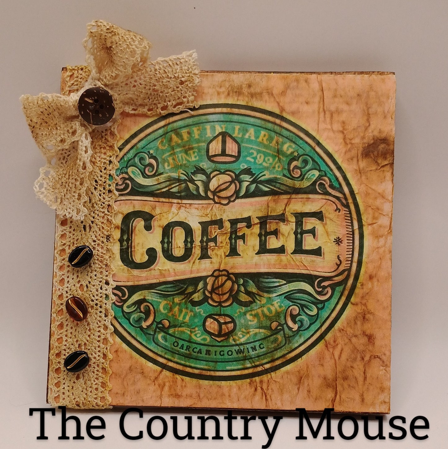 Vintage Plaques - Coffee, Tea, Sugar and Choc