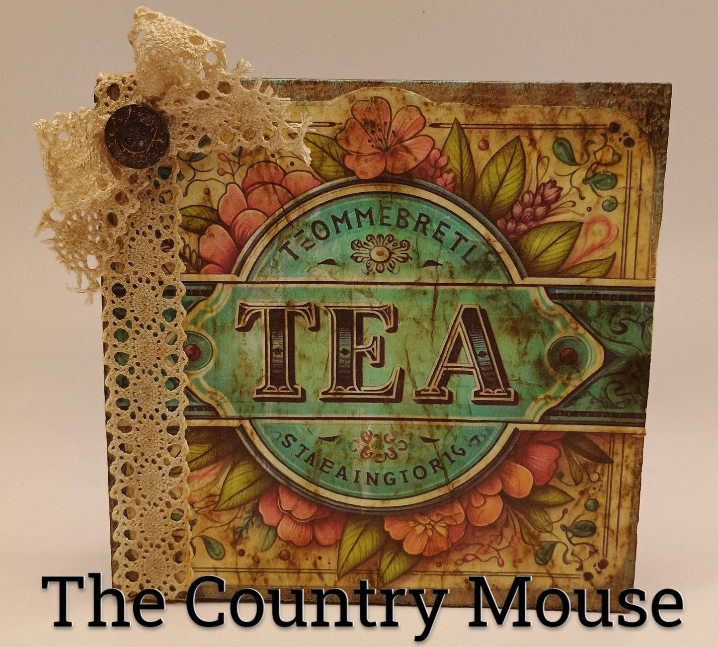 Vintage Plaques - Coffee, Tea, Sugar and Choc