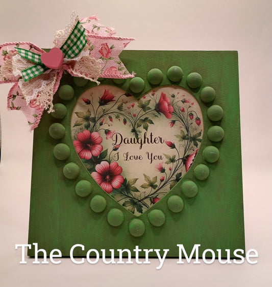 Daughter - I Love You Picture Frame