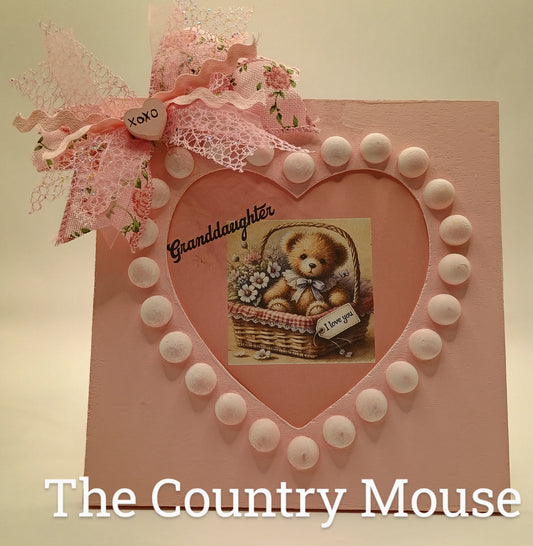 Granddaughter - I Love You Picture Frame